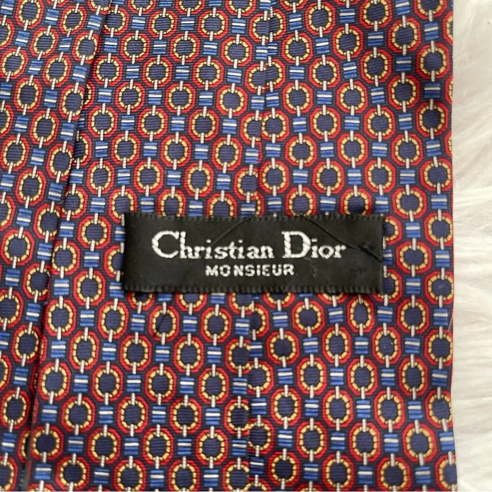 CHRISTIAN DIOR‎ men silk tie